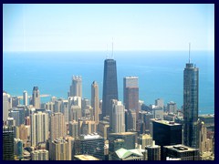 Views from Sears Tower 32 - Magnificent Mile, Lake Michigan